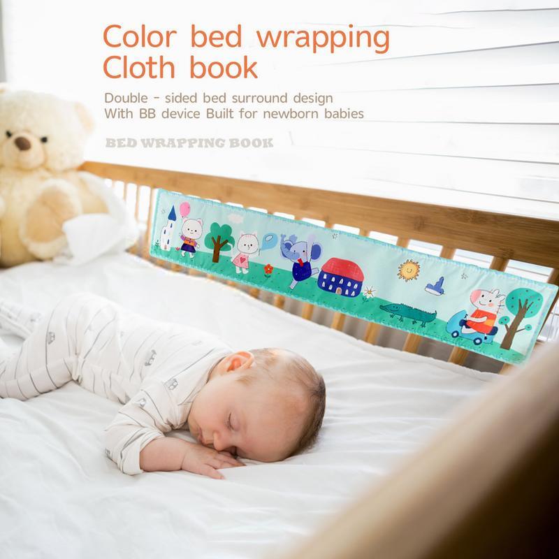 Libros sensoriales de tela suave para bebés, juguetes sensoriales para niños pequeños de 1-3 años, libros de tela para desarrollo temprano