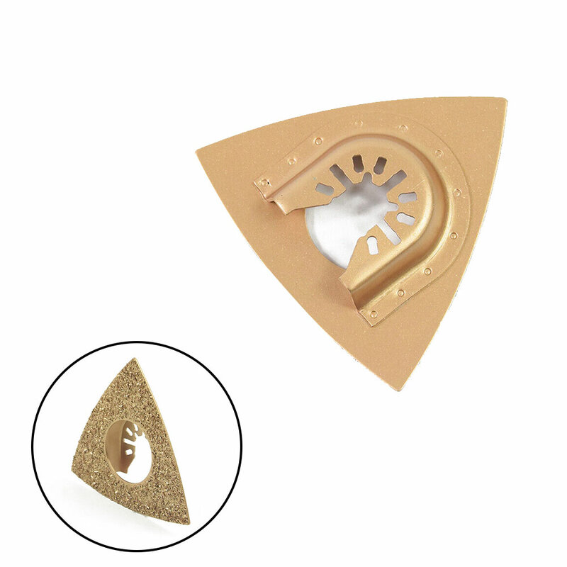 Hartmetall-Dreiecks feile oszillieren des Sägeblatt Hartmetall-Multi werkzeug für korn gefüllte Fliesen Keramik-Mehrwerkzeug-Sägeblatt