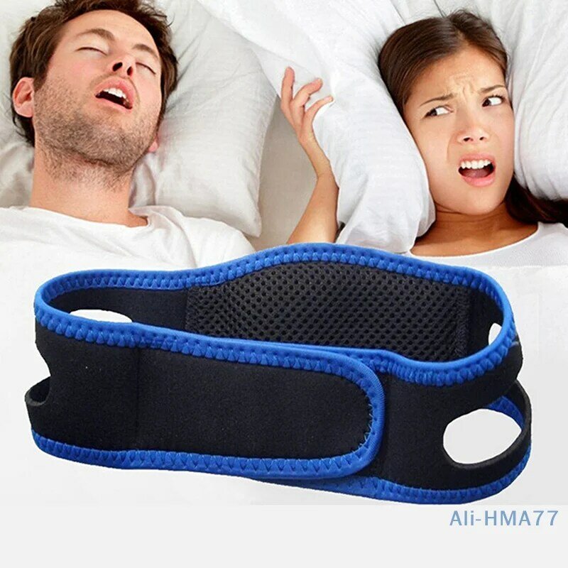 Anti Snoring Belt Breathable Strap Elastic Anti-Snoring Chin Belt Mouth Breathing Band Apnea Belt Improve Sleeping Care Too