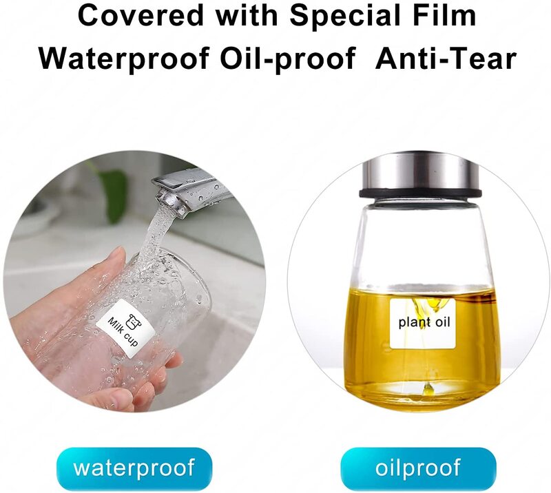 NIIMBOT D101 Printer Tape Label Sticker Anti-Oil Waterproof Tear-Resistant for Supermarket Price Label Roll Paper