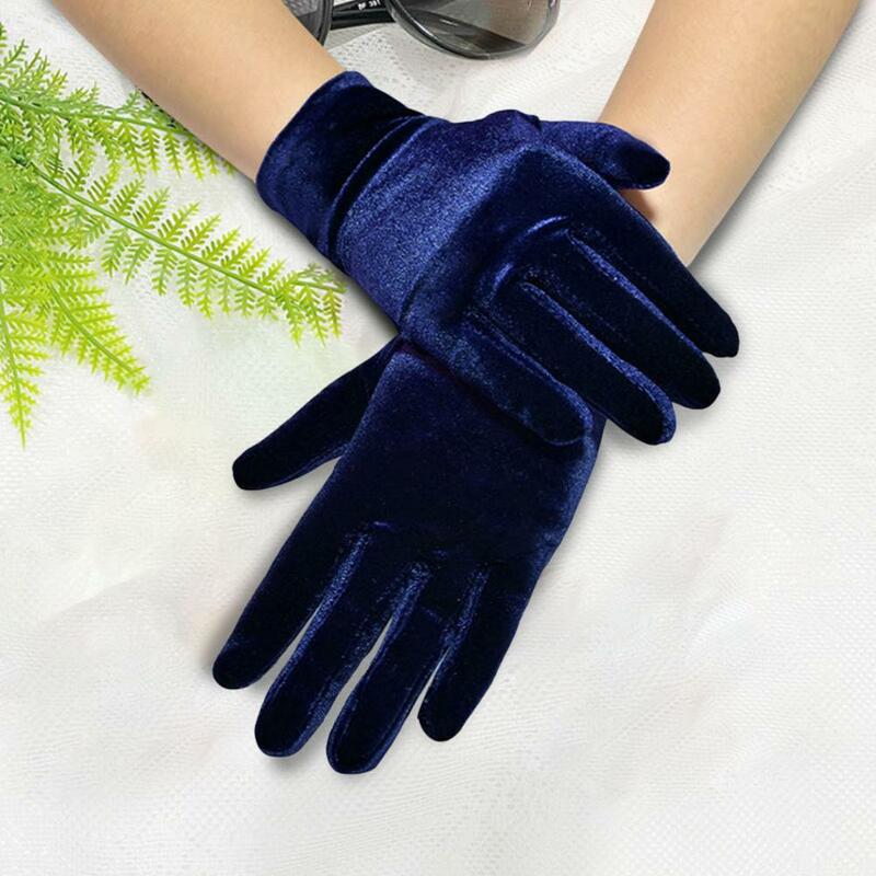 Fashion  Attractive Women Short Opera Party Gloves Clothing Accessories Dancing Gloves Decorative   for Stage