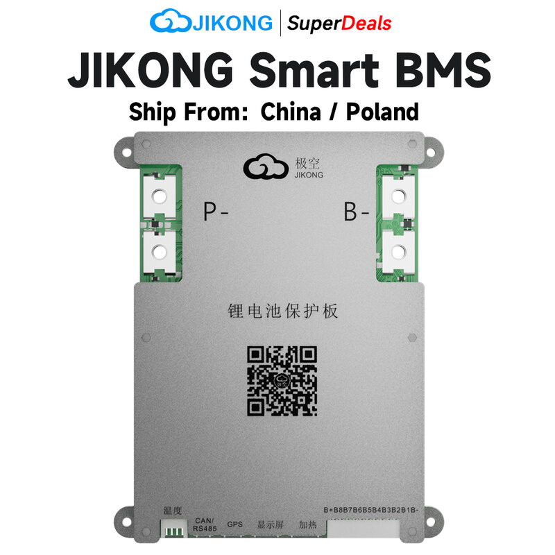 Jk Bms Smart Bms 8S 24V 100A 200A Battery Management System Active Balance Bms