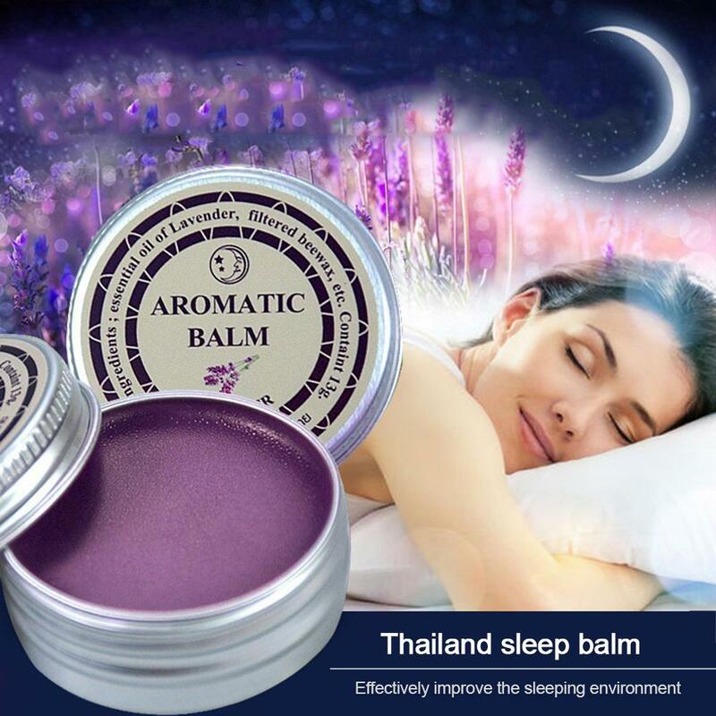 1 ~ 10 buah krim Balsem aromatik Lavender efektif membantu meningkatkan tidur menenangkan minyak esensial Insomnia menghilangkan stres kecemasan krim