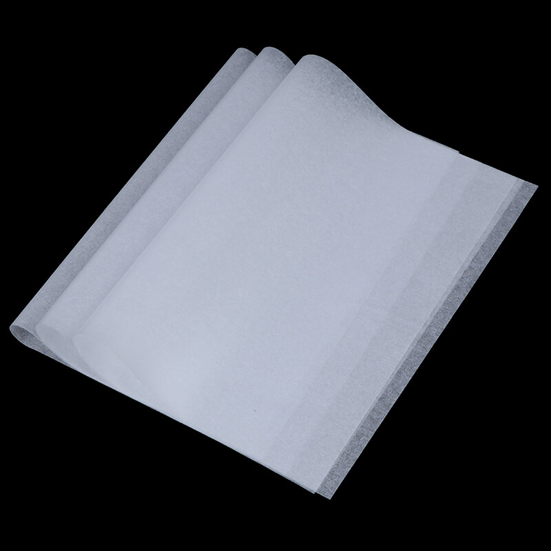 Kertas tisu pelacakan tembus cahaya A4 untuk melacak gambar buku tempel pembungkus buah kartu 100 buah