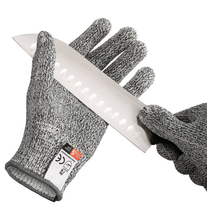 Garden Work Safety Home Portable Kitchen Cut Resistant Gloves Outdoor Cooking Gift Butcher HPPE Kids Level 5