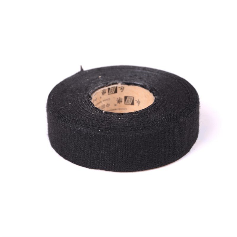 Electrical Insulation Tape Wiring Harness Tape Strong Adhesive Cloth Fabric Tape for Cable Harness Wiring Looms Cars 19mmx15M