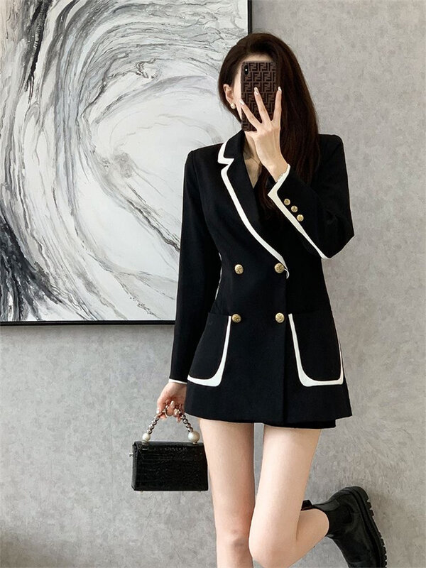 Giacca piccola da donna 2024 primavera e autunno nuova versione coreana di camicetta da donna Slim abbinata Casual piccola di alta qualità