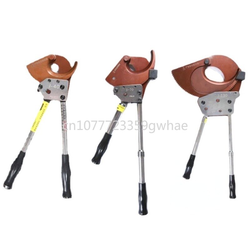 J40 J52 J75 J95 Ratchet Wire Cutters for 3X120mm Cable Manual Steel Stranded Copper and Aluminum Wire Cutters