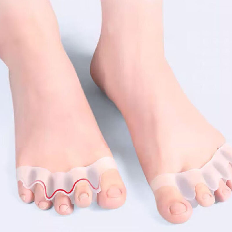 2 шт., силиконовый разделитель для пальцев ног при вальгусной деформации