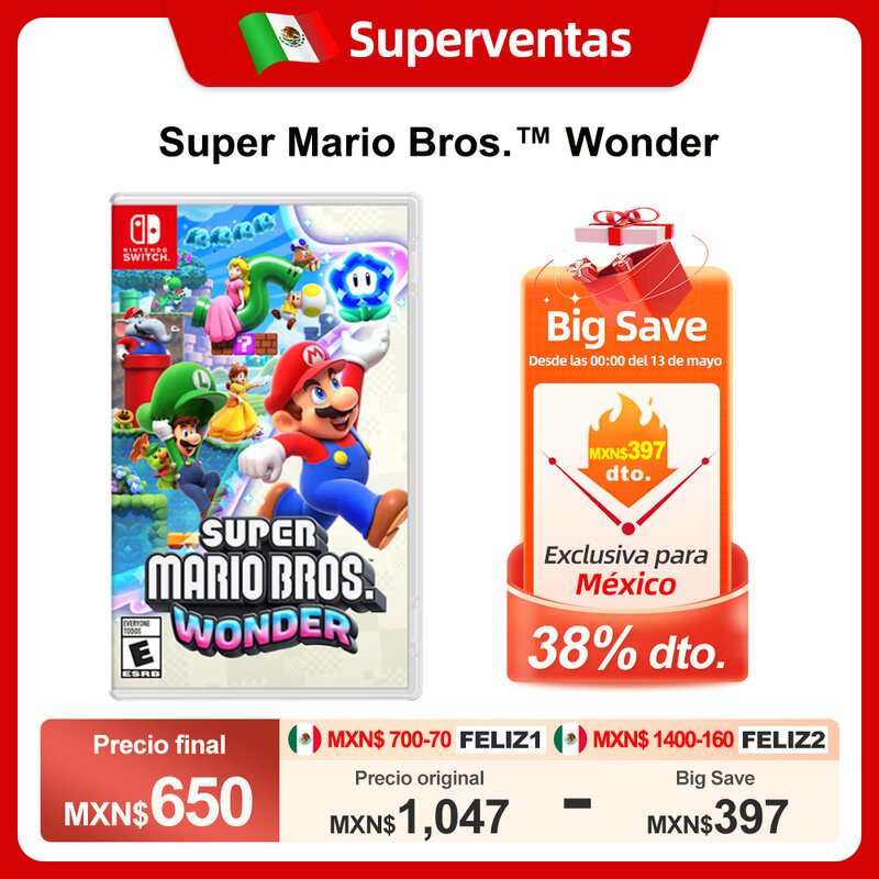 Super Mario Bros. Wonder Nintendo Switch Game Deals 100% Originele Fysieke Gamekaart Voor Nintendo Switch Oled Lite Gameconsole