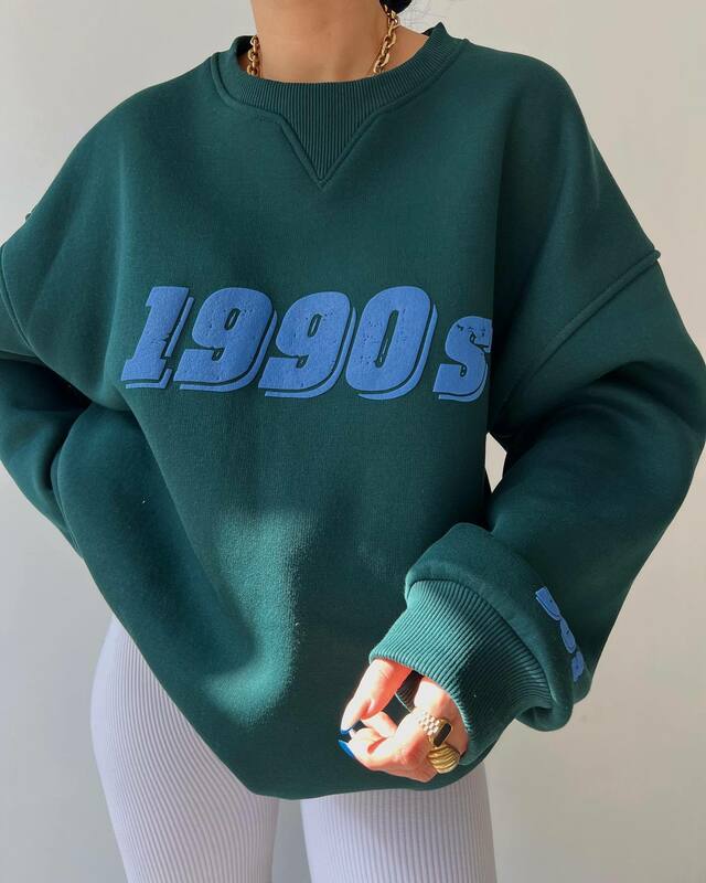 Sweatshirt wanita nyaman longgar Vintage Amerika, pakaian Sweatshirt Hoodie, Atasan Wanita cetakan warna hancur, Sweatshirt longgar, Amerika, Vintage, musim gugur, baru