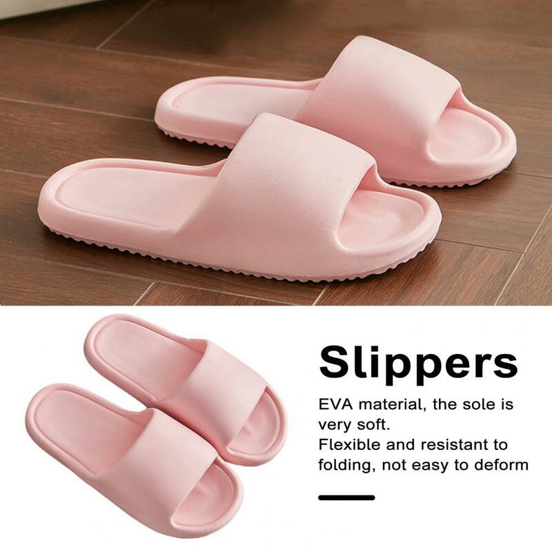 Lightweight Slippers Soft Platform Sole Women's Slippers Non-slip Open Toe Wear-resistant Indoor Outdoor Shoes Anti-slip