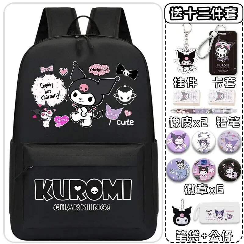 Sanrio New Clow M Book Female Student Spine Protection Children's Schoolbag Large Capacity Lightweight Double-Shoulder Backpack
