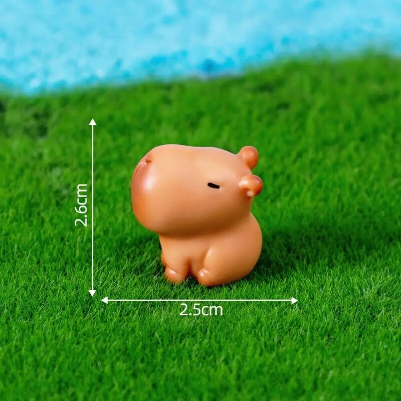 Hot Capibara Simulatiedieren Model Mini Kapibare Actiefiguren Beeldje Huisdecoratie Kids Cadeau
