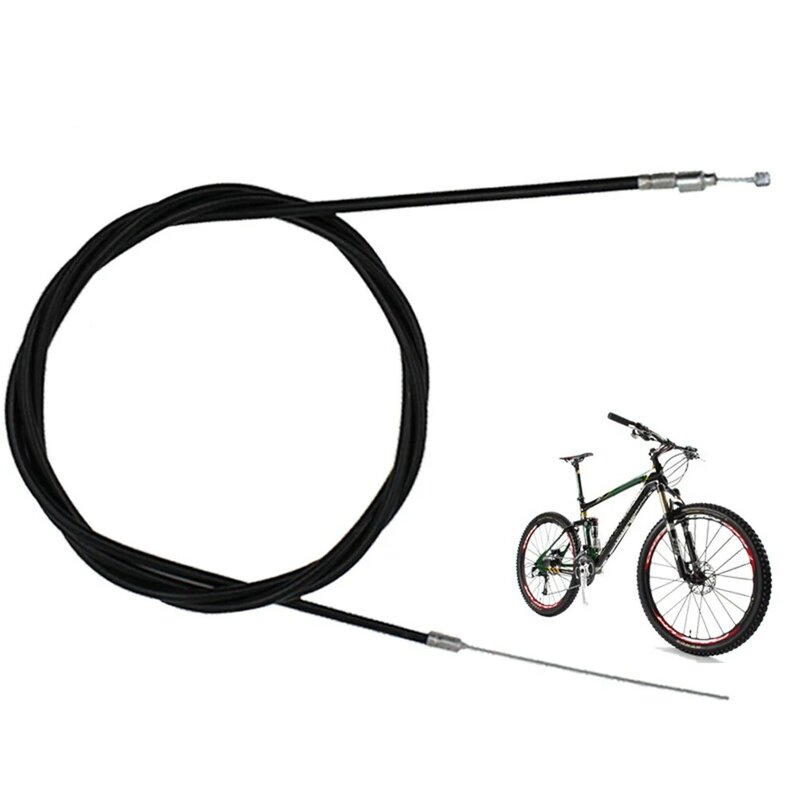 Fio do cabo do freio da bicicleta do aço inoxidável, bike dianteiro e traseiro, acessórios do alojamento, 75-175cm
