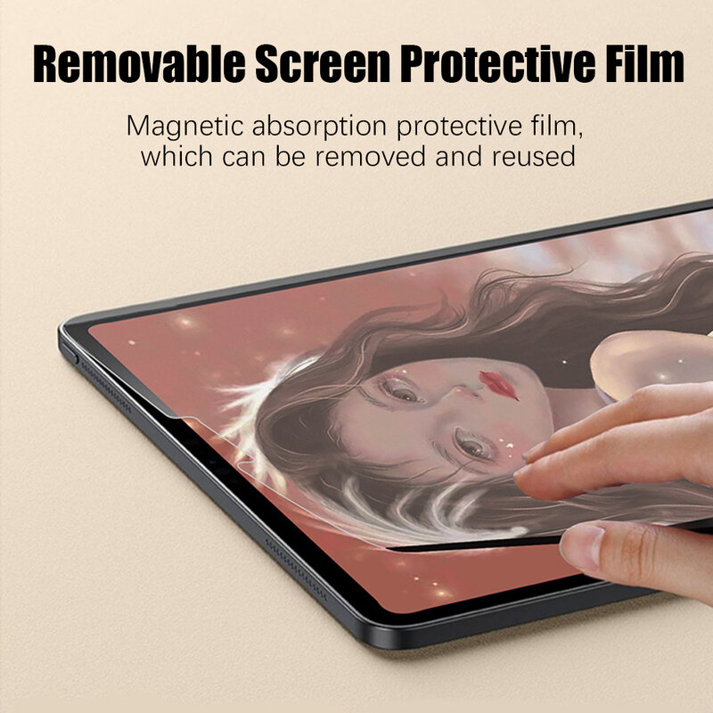 Like Paper Film For Ipad Pro 13 11 2024 12.9 10 9 10th 9th Generation 10.2 Screen Protector On Ipad Air 5 4 2 3 Mini 6 Magnetic