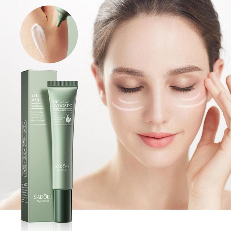 20g Avocado Instant Remove Wrinkles Eye Cream Anti Dark Circles Tighten Line Puffiness Eyes Cosmetics Eye Fade Bags Care Fi M3s6