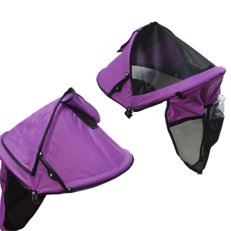 Pram Canopys tenda Kereta Bayi, Cover naungan hujan mudah dipasang