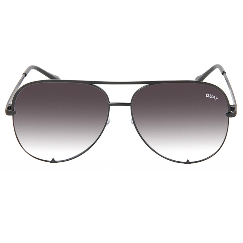 Quay kacamata Pilot wanita merek desain logam cermin bingkai kunci tinggi kacamata hitam untuk wanita antik kacamata wanita untuk wanita