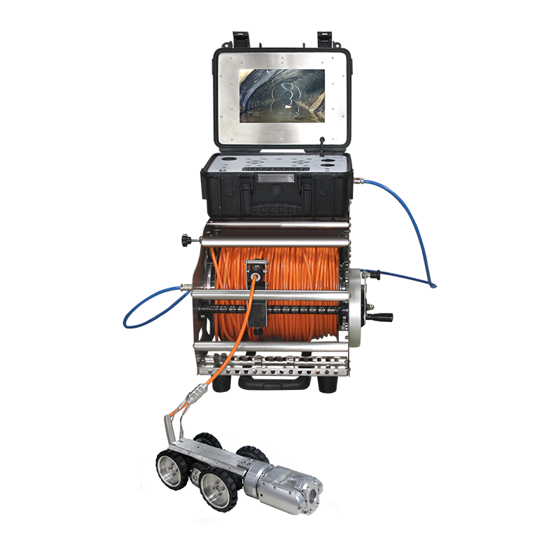 Melhor venda cctv mainline zoom função câmera tubo de drenagem esgoto inspeção vídeo rastreador robô câmera