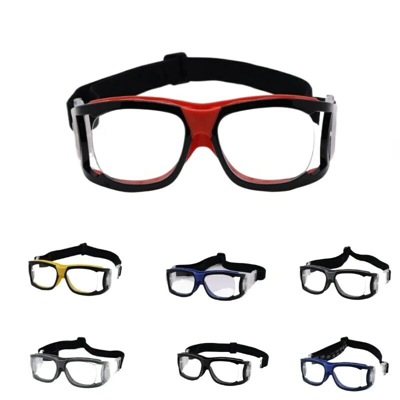 Kacamata olahraga basket dan sepak bola dewasa, kacamata rabun dekat dengan resep hiperopia untuk dewasa, kacamata olahraga bersepeda dan latihan kebugaran Anti benturan