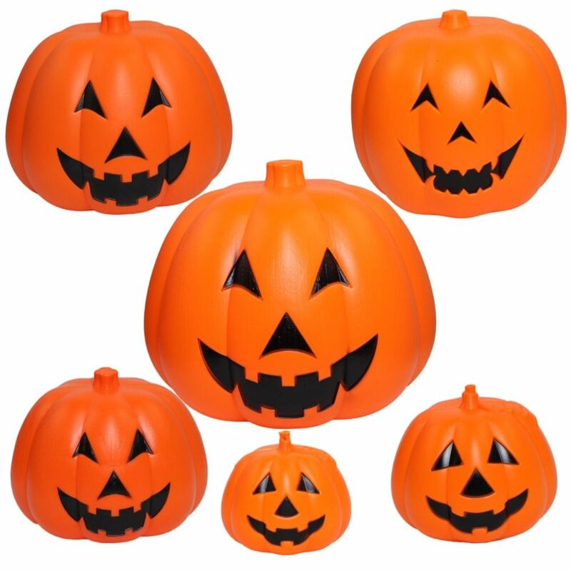 Luminous Pumpkin Lanterna para decoração de Halloween, Jack-O-Lanterna, piscando, brilhante, iluminação fantasma, luz LED