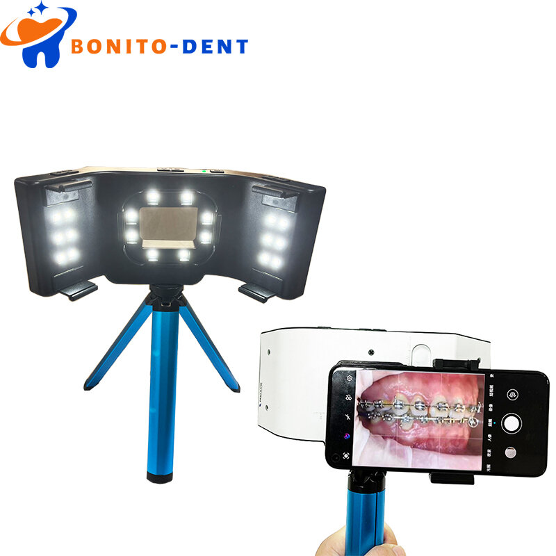 Dental Oral Filling lampa błyskowa lampa fotograficzna pełny stojak medyczny