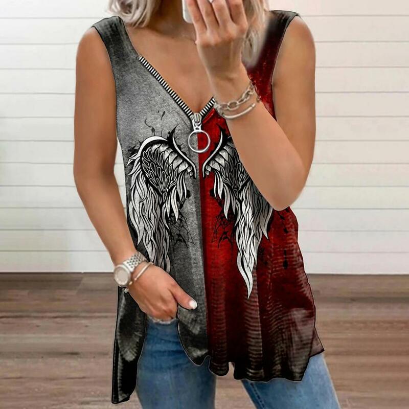 Women Summer Top  Chic Breathable Women Summer Top  Vintage Women Summer Vest