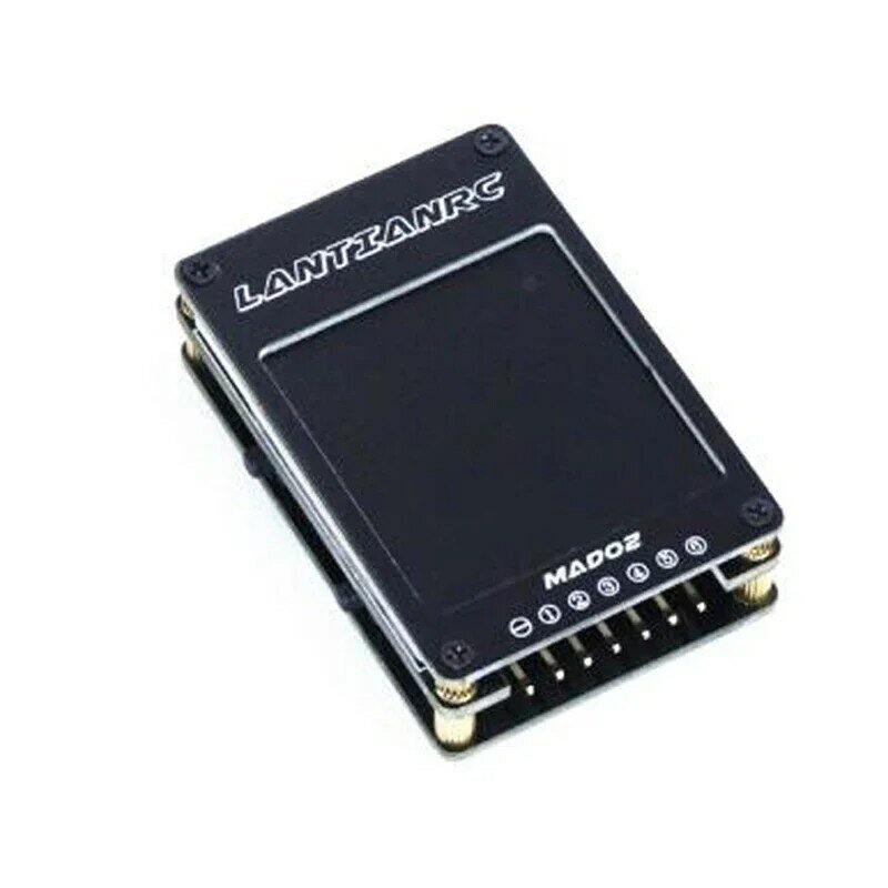 جهاز عرض لاختبار الجهد 2-6S/PWM/PPM/SBUS جهاز استقبال LCD ملون إشارة التعرف التلقائي للتحويل اختبار المسافة RC