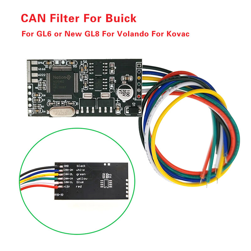CAN Filter for Buick For GL6 For New GL8 For Volando For Kovac Blocker Filter Emulator for Kilometer Cluster Calibration