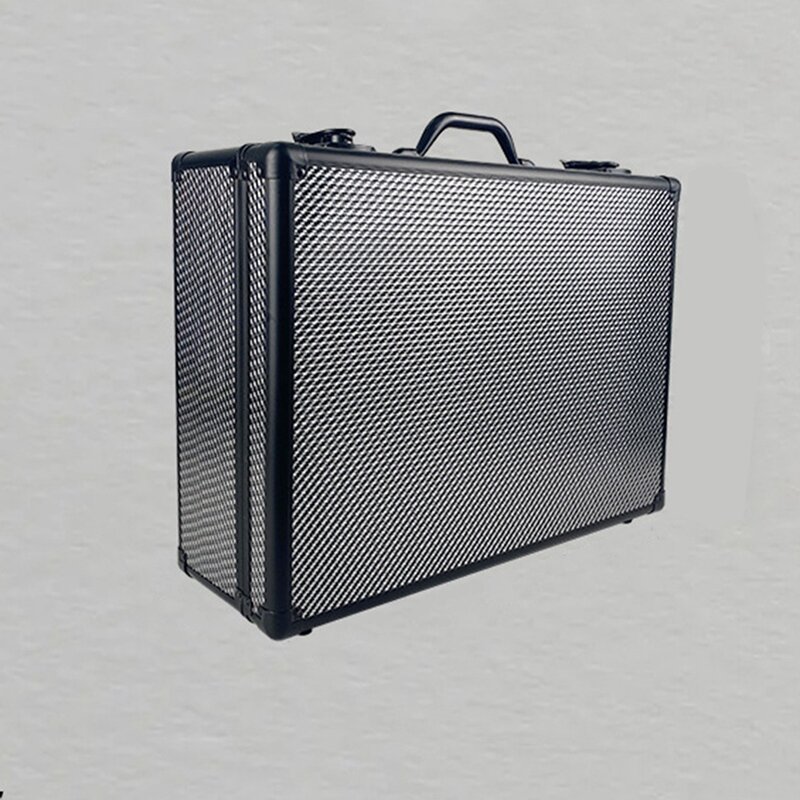 Kotak peralatan serat karbon, koper peralatan aluminium, tas jinjing keras, instrumen alat kotak peralatan portabel