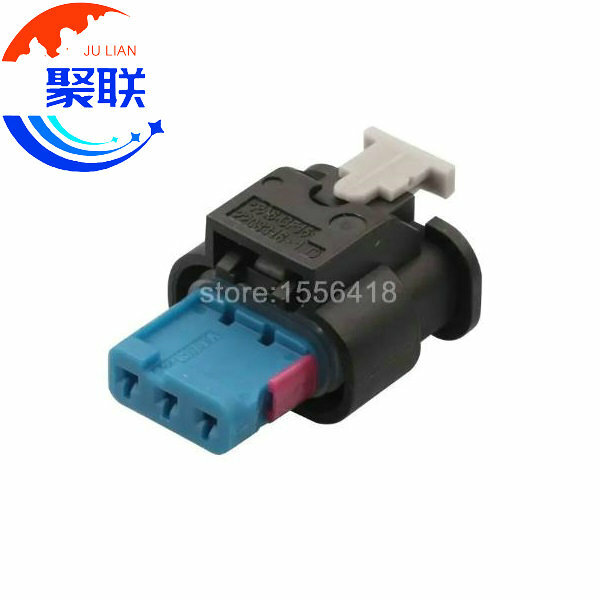2-100PCS Auto 3pin plug  wiring cable waterproof sensor connector with terminals and seals