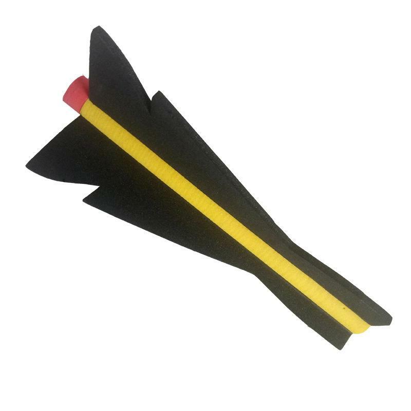 กลางแจ้งของเล่นเด็กโยน Rocket PU โฟมกลางแจ้งจรวดขีปนาวุธ Dart Toy ของขวัญสำหรับเด็กโยนขีปนาวุธจรวดมือโยนของเล่นเกม