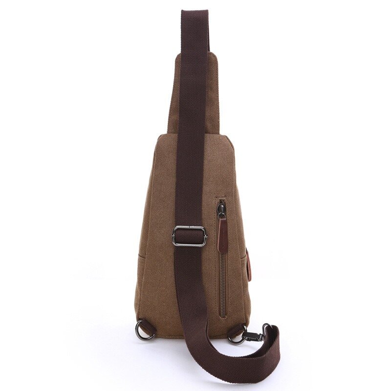 Нагрудная сумка мужская холщовая, уличная модная повседневная сумочка-слинг с эффектом потертости, саквояж на плечо в подарок на день рождения