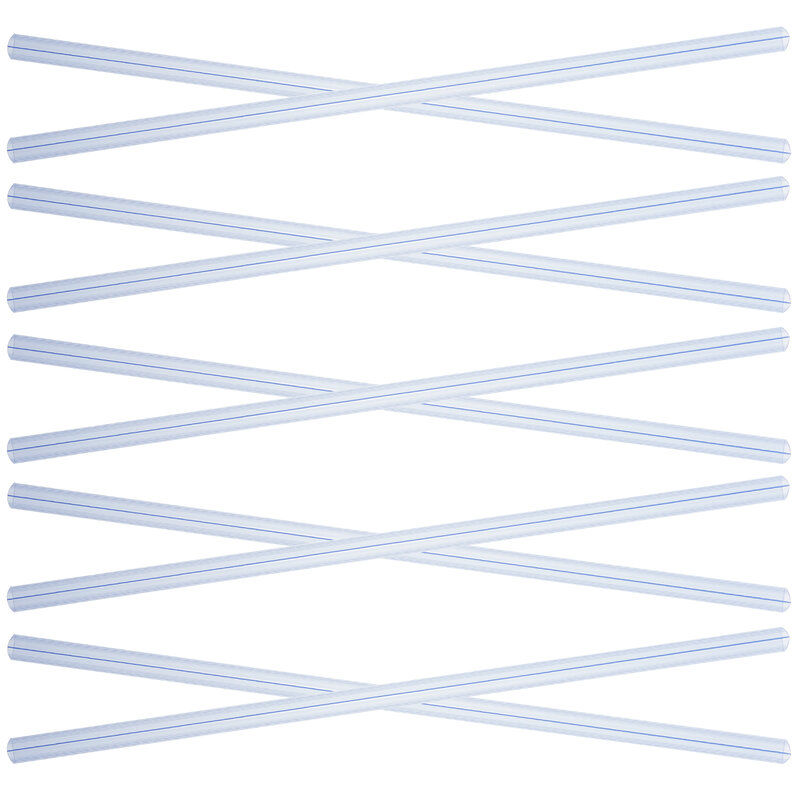 Plástico transparente Rod Clipe Binders, Slide Grip Binding Barras, Clear, Clear, Slides, Escritório e Suprimentos, A4, 10Pcs
