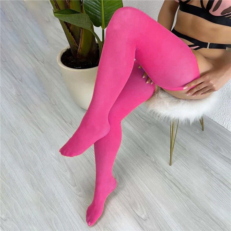 Multi-color Stockings Boundless Thigh High Stockings Sexy Comfortable Soft Stockings Women's Long Stockings New Medias De Mujer