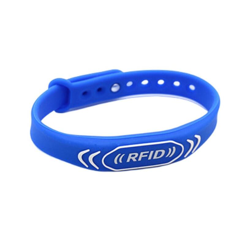 Bracelet en silicone RFID réinscriptible, copie de bracelet magnétique vierge, jeton de carte de contrôle d'accès, EM4305, T5577, 125KHz, 1PC
