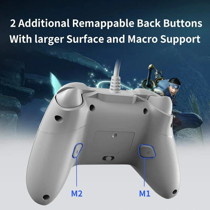 Flydigi Direwolf Wireless/Wired Gaming Controller Bluetooth Hall Lineness Function Controller for Windows PC Nintendo Switch