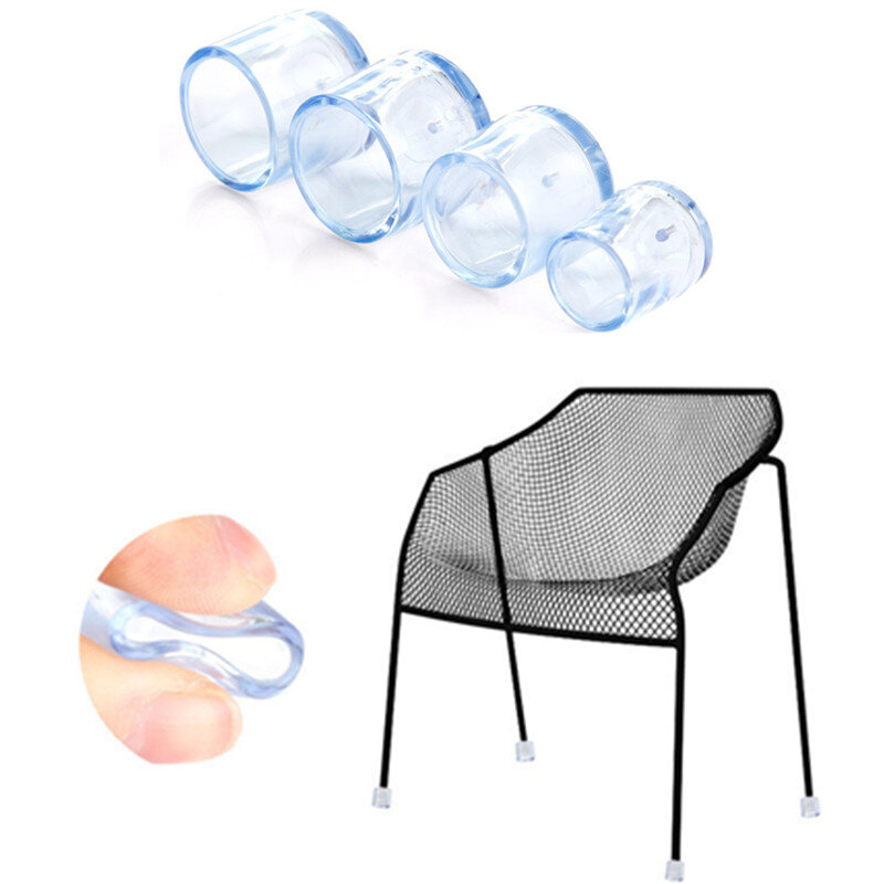 Gumowe meble krzesełko mata na stół silikonowa czapka Anti Scratch Protector stołowa nóżka na nogę ochraniacz na podłogę narzędzia do domu
