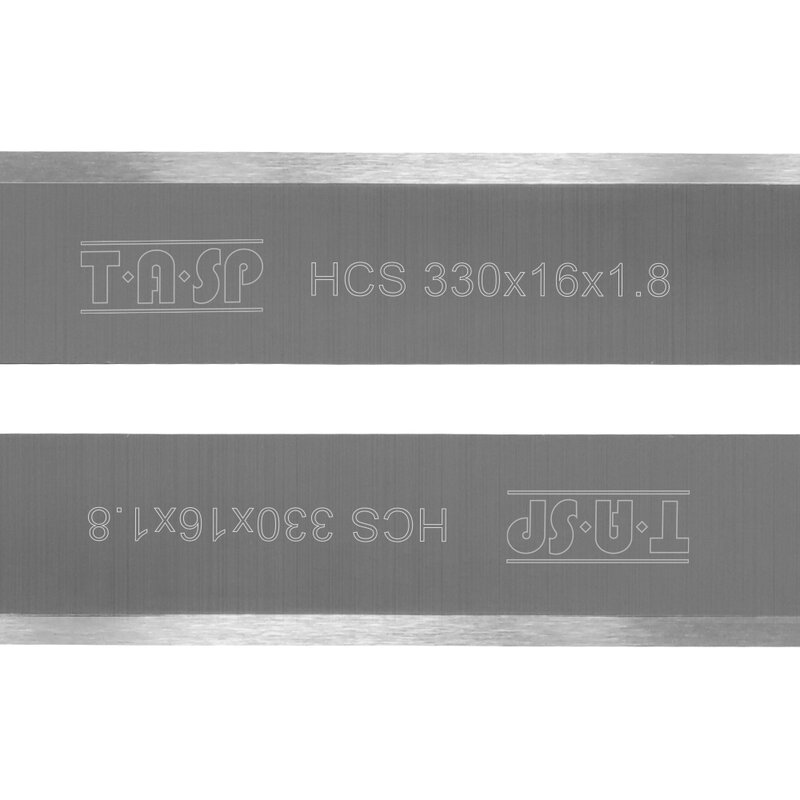 1 para 330mm HCS grubość drewna ostrze strugarki nóż 330x16x1.8mm dla 13 "grubości strugarki