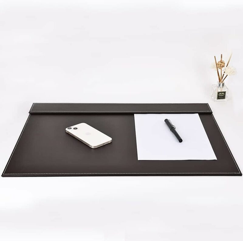 PU Leather Grande Mesa de Escrita, A3 Placa de Escrita, Material de Escritório, Study Desk Pad, Pasta de Papelaria, 60x45 cm