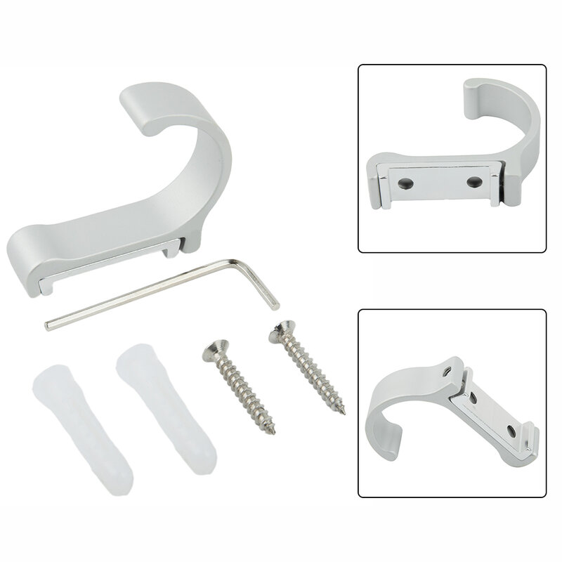 1 Pc Cloth Hook Aluminum Colorful Wall Mounted Coat Robe Hooks Clothes Bag Towel Hanger Hook For Home Decoration Accessories