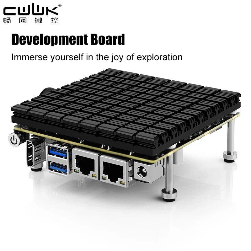 CWWK Version de Développement X86-P1 Routage Doux N3050/N3160/Nino 00 Mini Hôte 6W Façades à Faible Puissance-Noyau Quatre-Filetage MiniPC