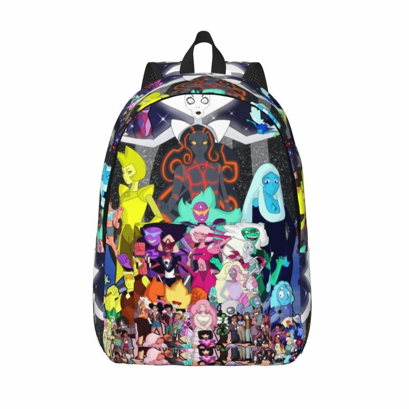 Steven Universe School Bookbag para Adolescentes, Fan Art para Estudante, Daypack Canvas, Elementary High College Sports