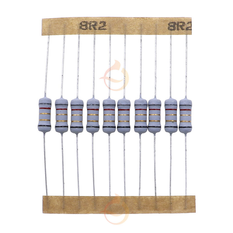 Caixa do jogo da mistura do resistor Wirewound do fusível, anel da cor 5, 0.1ohm, 0.12R, 0.15R, 0.2R, 0.33R, 0.39R, 0.47R, 10ohm, 22R, 33R, 47R, 51R, 82R, 100R, 1W, 2W