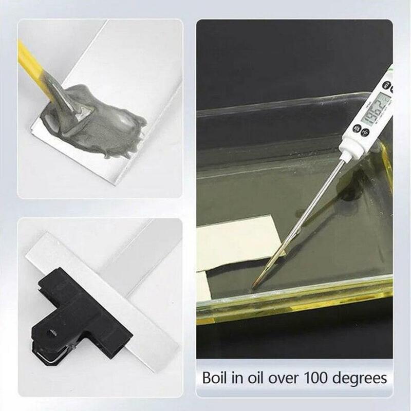 Lem las dingin, agen perekat perbaikan logam perekat tahan panas AB Sealant 20/50/70/100g pengecoran perbaikan kekuatan tinggi