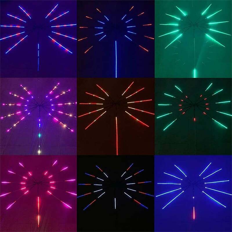 Rgbic Feuerwerk LED Streifen Licht Bluetooth Smart Neon Streifen App LED Lichter Streifen USB 5V LED Streifen Weihnachts feier Dekoration