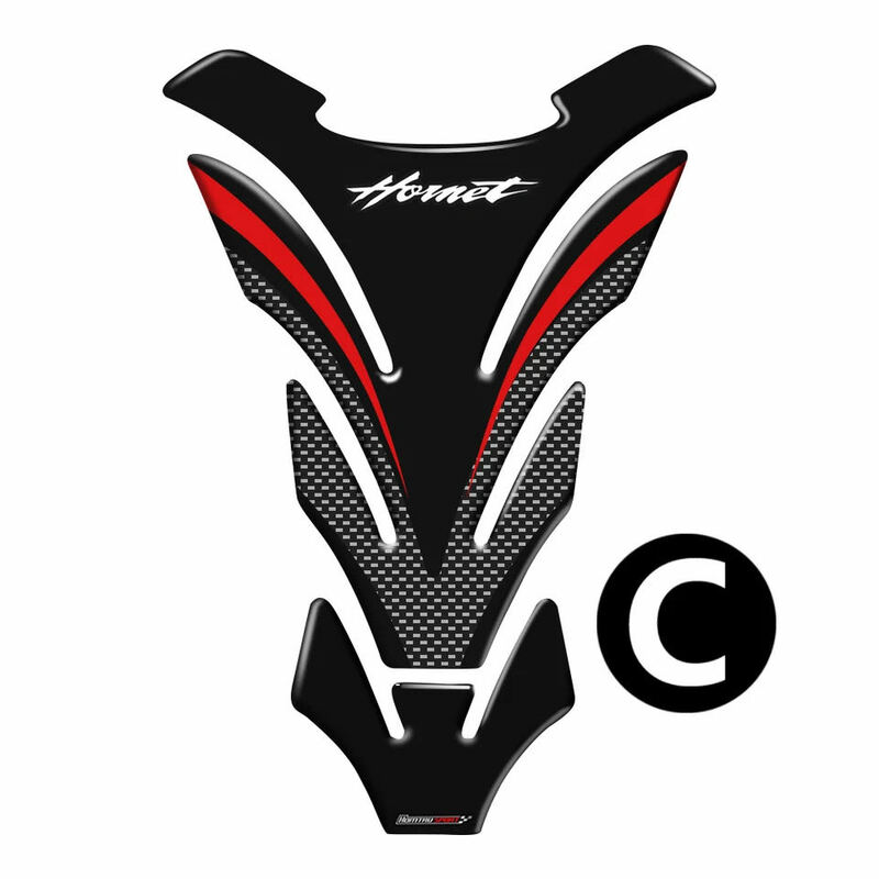 Motorcycle Gel Fuel Oil Tank Pad Fish Bone Protector Racing Sticker Tank Cap Cover For Honda HORNET CB250 CB400 CB600 CB750