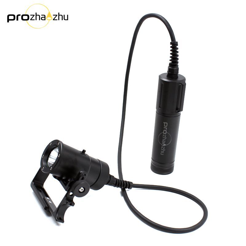 4000 Lumen Canister Diving Lamp XHP70 LED IP68 Waterproof 150M Underwater Scuba Technical Diving Light For Cave Diving