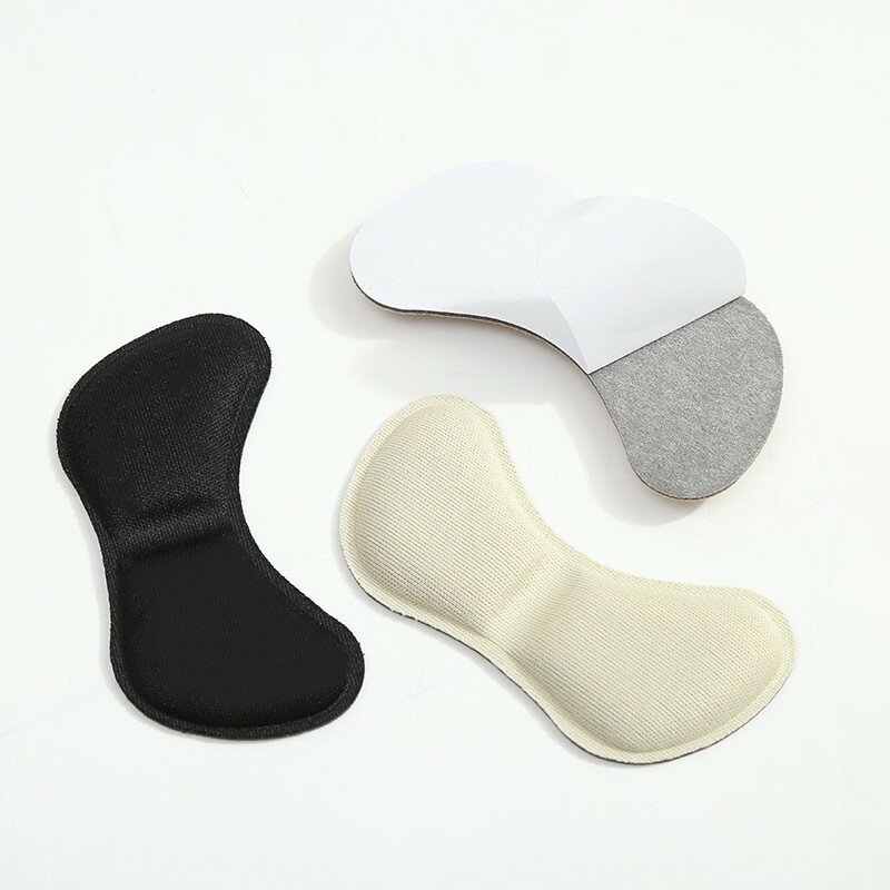 3 Pairs Heel Insoles Pads Patch Pain Relief Anti-wear Cushion Feet Care Heel Protector Adhesive Back Sticker Shoes Insert Insole